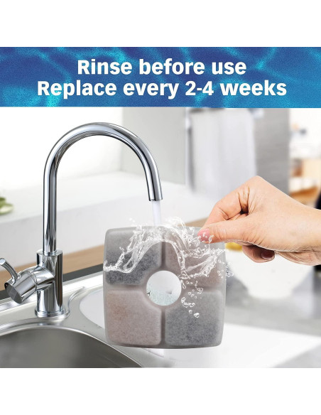 Filtros de Reemplazo SAMANIJA para Fuente de Agua 8 Paquetes 2.5L Filtros de Reemplazo SAMANIJA para Fuente de Agua 8 Paquetes 2.5L