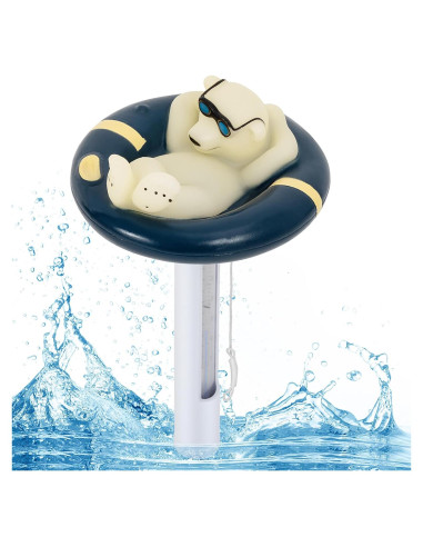 Termómetro Flotante de Piscina Prasburr Oso Polar 19.1cm