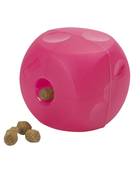 Kruuse Buster Soft Mini Feeder Cube Rojo Magenta 8.9cm Kruuse Buster Soft Mini Feeder Cube Rojo Magenta 8.9cm