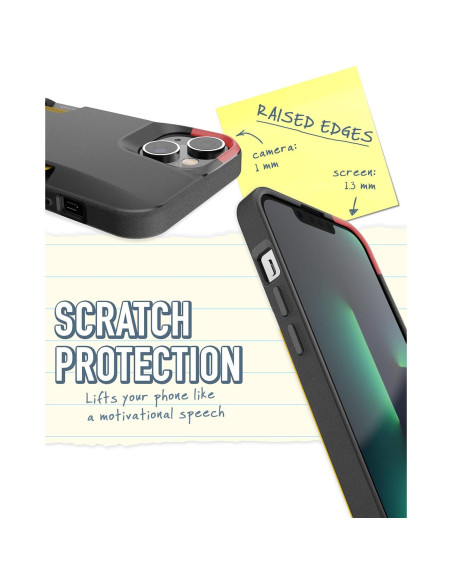 Funda Smartish para iPhone 14 - Asesino de Cartera Negra Funda Smartish para iPhone 14 - Asesino de Cartera Negra