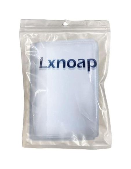 Portatarjetas Lxnoap 10 Páginas 20 Ranuras PVC Transparente Portatarjetas Lxnoap 10 Páginas 20 Ranuras PVC Transparente