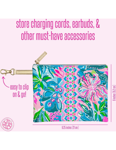 Funda para Laptop Lilly Pulitzer Hora Dorada 15" con Bolso Funda para Laptop Lilly Pulitzer Hora Dorada 15" con Bolso