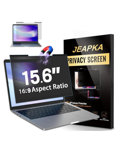 Filtro de Pantalla de Privacidad Magnético JEAPKA 15.6" Filtro de Pantalla de Privacidad Magnético JEAPKA 15.6"