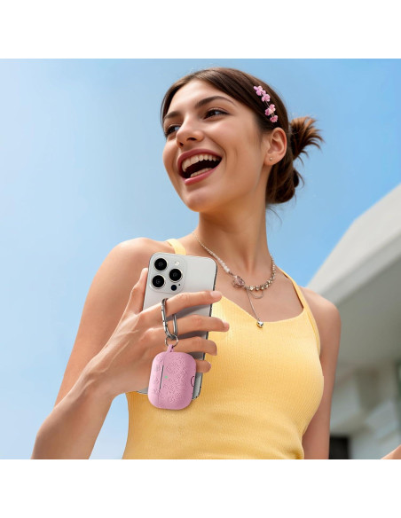 Funda Protectora Hamile para AirPods Pro 2da/1ra Gen Rosa Funda Protectora Hamile para AirPods Pro 2da/1ra Gen Rosa