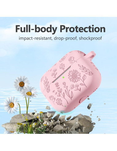 Funda Protectora Hamile para AirPods Pro 2da/1ra Gen Rosa