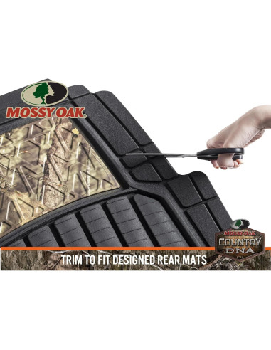 Alfombrillas de Piso Mossy Oak Camo - Todo Clima - 4 Pzs