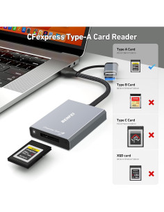Lector de Tarjetas CFexpress Tipo A BENFEI USB 3.2 10Gbps 2