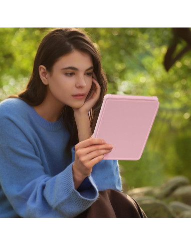 Funda FUWANG para Kindle Paperwhite 12 Gen 7" Rosa 2024