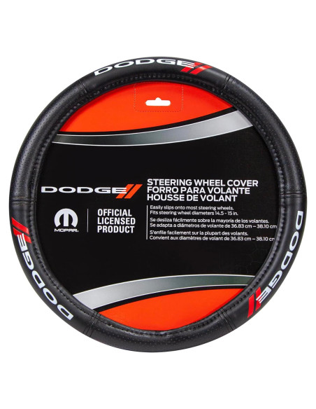 Cubierta de Volante Universal Plasticolor Dodge Elite Negra Cubierta de Volante Universal Plasticolor Dodge Elite Negra