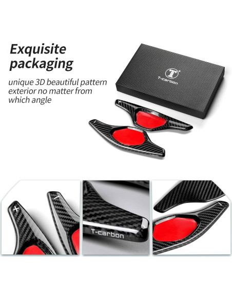 Extensiones de Paletas de Volante T-carbon para Cadillac XTS 2013-2019 Extensiones de Paletas de Volante T-carbon para Cadillac XTS 2013-2019