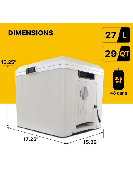 Enfriador Portátil Koolatron P27 - 27 L, 12V, Calentador Enfriador Portátil Koolatron P27 - 27 L, 12V, Calentador