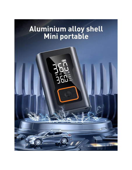 Compresor de Aire Portátil LYTFEI 150 PSI con Luz LED Compresor de Aire Portátil LYTFEI 150 PSI con Luz LED
