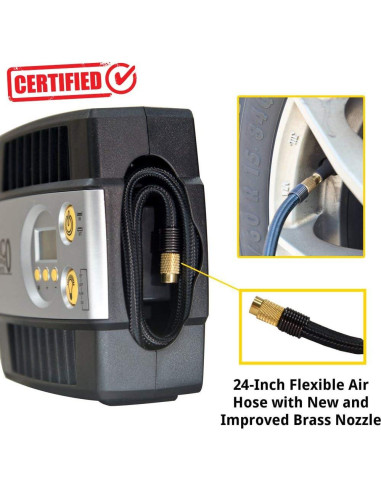 Compresor de Aire JACO SmartPro 12V Inflador Digital 100 PSI