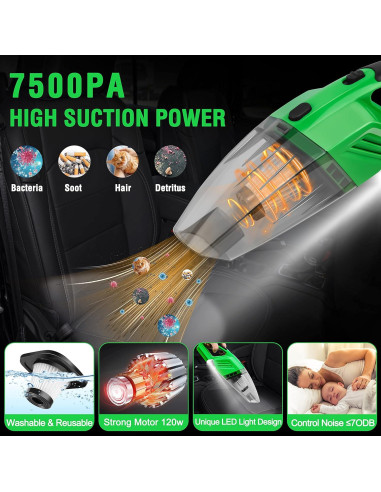 Kit de Limpieza Interior de Automóvil Lezcufer 17 Piezas