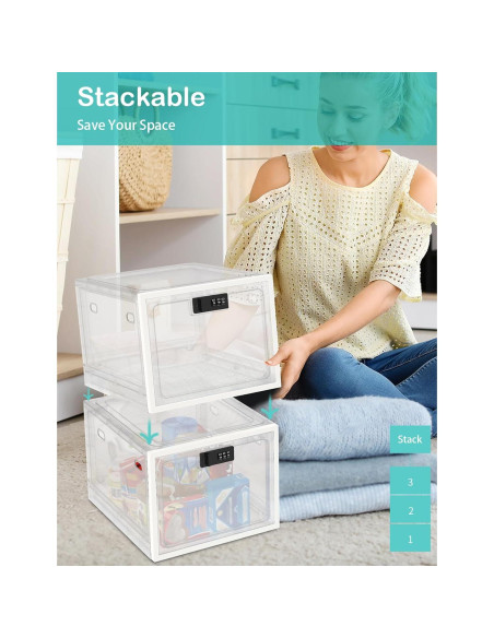 Caja de Seguridad Grande Biliitim para Medicamentos y Snacks 5L Caja de Seguridad Grande Biliitim para Medicamentos y Snacks 5L