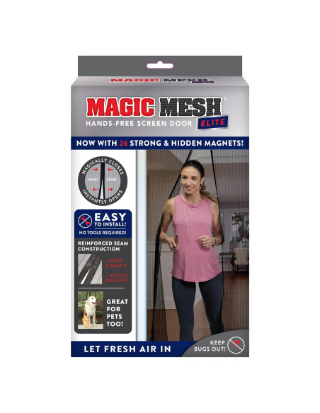 Magic Mesh Elite | Pantalla Magnética para Puerta 83x39cm Magic Mesh Elite | Pantalla Magnética para Puerta 83x39cm