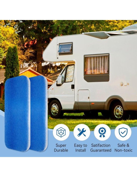Filtro de Aire RV AC Luxlead 12.875x5.5" MERV 6 - Paquete de 4 Filtro de Aire RV AC Luxlead 12.875x5.5" MERV 6 - Paquete de 4