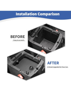 Caja de Seguridad Organizador de Consola Central RT-TCZ para Jeep Wrangler JL/JLU 2018-2025 2