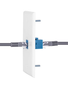 Placa de Pared Ethernet Cat6 Ubrand 1 Puerto RJ45 Hembra 4 Pzs 2