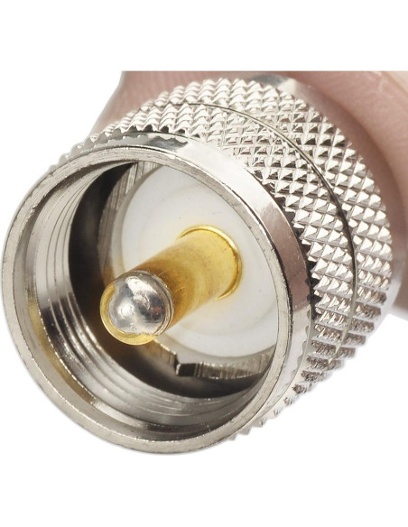 Cable Coaxial RG8X 0.91m SO239 a PL259 Wlaniot Cable Coaxial RG8X 0.91m SO239 a PL259 Wlaniot