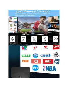Antena Digital RUPA HDTV Ultra Fina 4K 1080P 1609 km 2