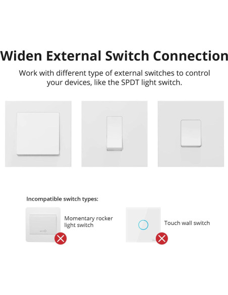 Interruptor de Luz Inteligente SONOFF ZBMINI ZigBee 2 Vías Interruptor de Luz Inteligente SONOFF ZBMINI ZigBee 2 Vías