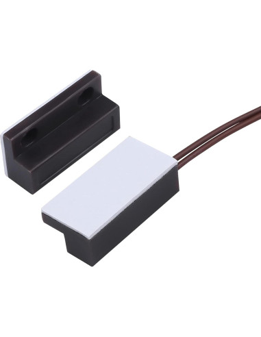 Sensor de Puerta Magnético Manesi MC-38 Cableado NC 10 Pares