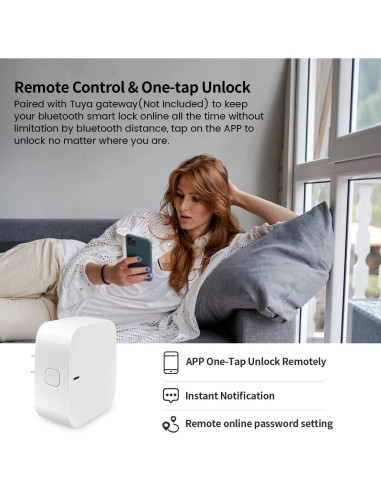 Puente Wi-Fi LOQRON para Cerraduras Inteligentes Bluetooth