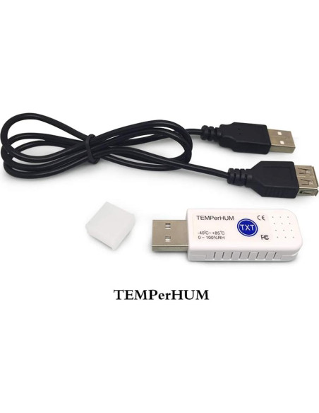 Higrómetro y Termómetro USB TEMPerHUM - Rango -40 a 85C Higrómetro y Termómetro USB TEMPerHUM - Rango -40 a 85C