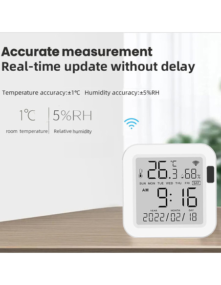 Sensor de Temperatura y Humedad WiFi SENCKIT TH16-M LCD Sensor de Temperatura y Humedad WiFi SENCKIT TH16-M LCD