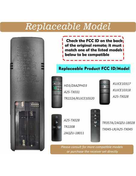 Control Remoto para Ventilador de Techo HD3 Hampton Bay 3 Velocidades Control Remoto para Ventilador de Techo HD3 Hampton Bay 3 Velocidades