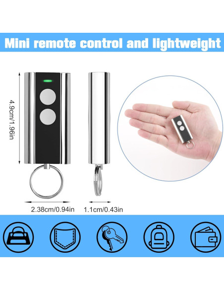Control Remoto de Puerta de Garaje DDcafor 891LM 893MAX 2 Unidades Control Remoto de Puerta de Garaje DDcafor 891LM 893MAX 2 Unidades