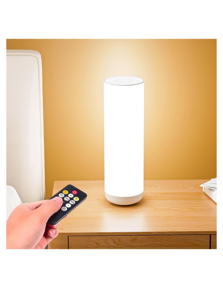 Lámpara de Mesa LED Semlos 30 cm Control Remoto USB Lámpara de Mesa LED Semlos 30 cm Control Remoto USB