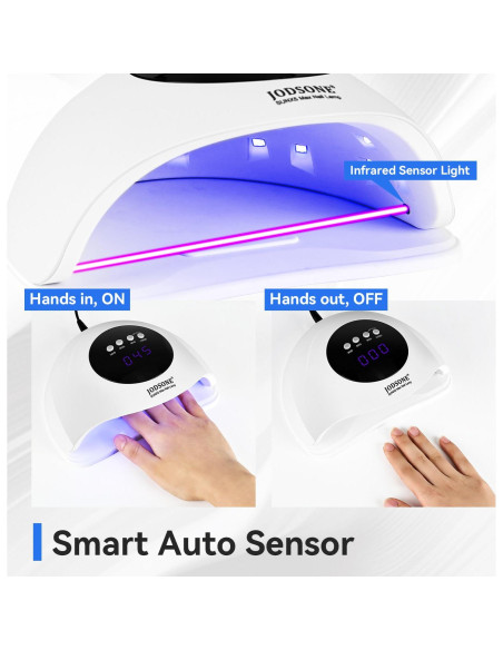 Lámpara UV LED para Uñas JODSONE Profesional 4 Temporizadores Lámpara UV LED para Uñas JODSONE Profesional 4 Temporizadores