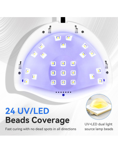 Lámpara UV LED para Uñas JODSONE Profesional 4 Temporizadores