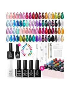 Set de Esmalte de Uñas Gel Ojo de Gato Beetles - 36 Colores