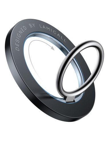 Soporte de Anillo Magnético Lamicall para MagSafe, Negro