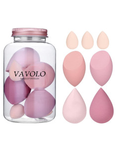 Set de 7 Esponjas de Maquillaje VAVOLO Multicolor para Base