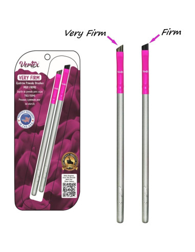 Kit de Brochas para Cejas Vertex Beauty - 2 Piezas Anguladas