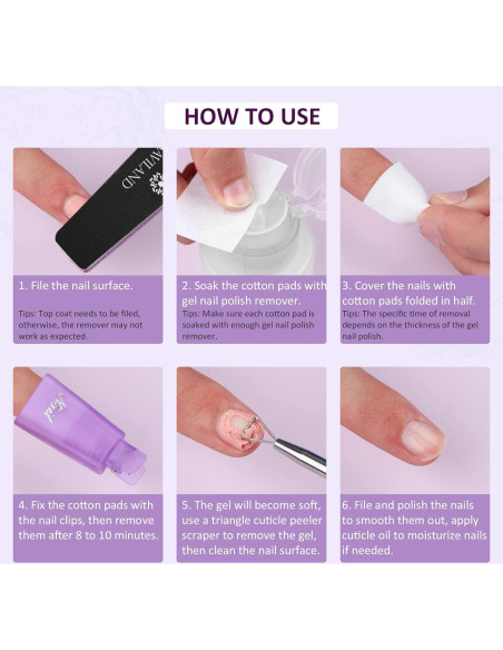 Kit de Quitacutículas Saviland 250ml + 10 Pinzas + 500 Discos Kit de Quitacutículas Saviland 250ml + 10 Pinzas + 500 Discos