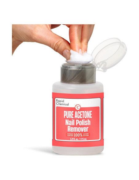 Removedor de Esmalte de Uñas 100% Acetona Rapid Protectant 175ml Removedor de Esmalte de Uñas 100% Acetona Rapid Protectant 175ml