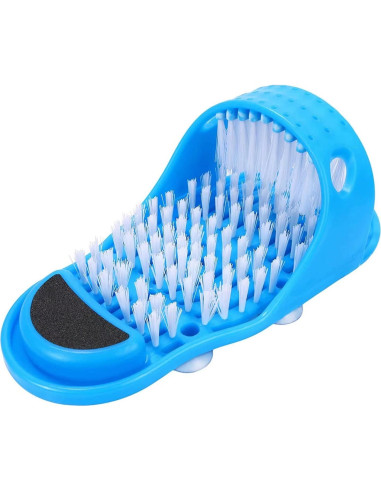 Limpiador de Pies KISSBUTY Cepillo Exfoliante Ducha 27.7x11.4cm