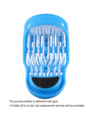 Limpiador de Pies KISSBUTY Cepillo Exfoliante Ducha 27.7x11.4cm