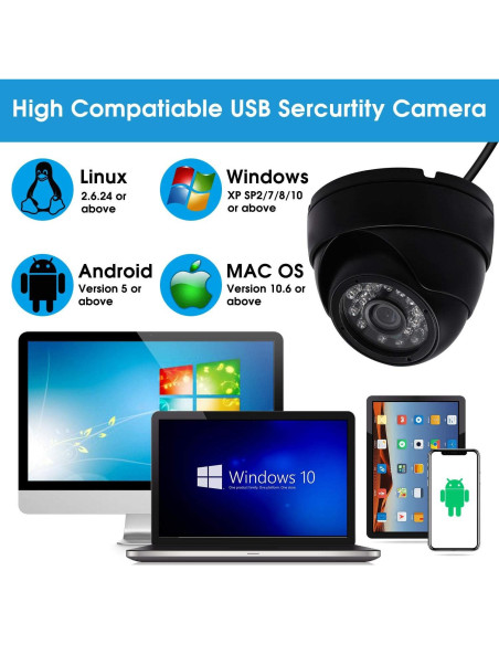 Cámara USB SVPRO 1080P Full HD a prueba de agua con IR Cámara USB SVPRO 1080P Full HD a prueba de agua con IR