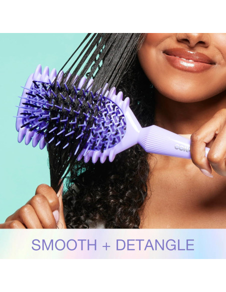 Cepillo para Cabello Conair Curl Define Pro - Doble Ventilación - Púrpura Cepillo para Cabello Conair Curl Define Pro - Doble Ventilación - Púrpura