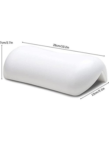 Almohada de Baño KODENG Antideslizante Impermeable 26x13cm