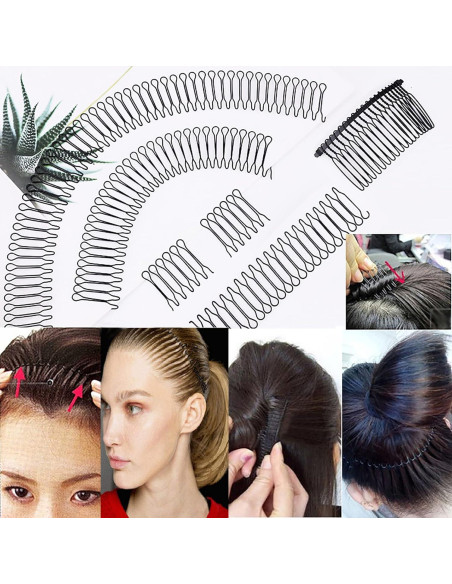 Peine Fijador de Cabello en U FeelingWarm - 6 Piezas Clips Peine Fijador de Cabello en U FeelingWarm - 6 Piezas Clips