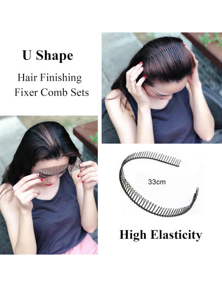 Peine Fijador de Cabello en U FeelingWarm - 6 Piezas Clips Peine Fijador de Cabello en U FeelingWarm - 6 Piezas Clips