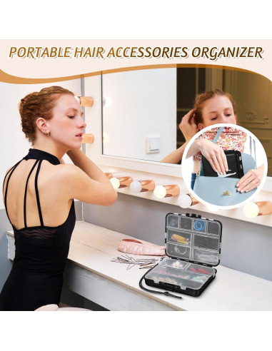 Organizador de Accesorios para Cabello DoubleFill - 6 Pcs