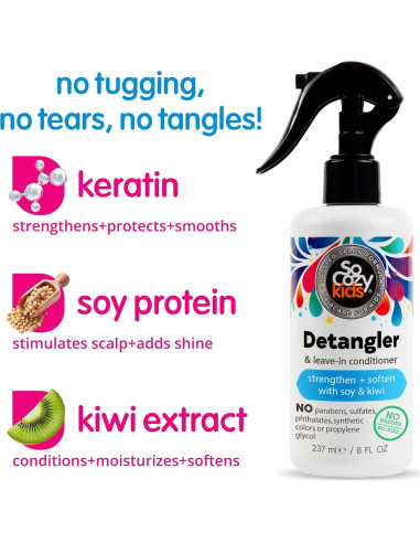 Spray Desenredante y Acondicionador So Cozy 236.6 ml Niños
